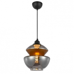 Світильник підвісний HARMONY-2 титановий+мідь