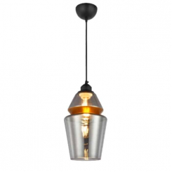 Світильник підвісний SPARK-2 титановий+мідь
