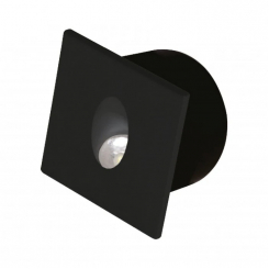 Світлодіодний світильник сходовий ZUMRUT 3W чорний