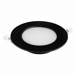 Світлодіодний світильник вбудований LED AURA-5 5W 6400K чорний