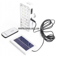 Цоколь 9817, 24SMD, сонячна батарея, пульт Д/У