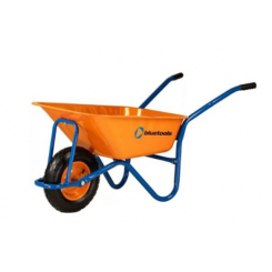 Тачка Dakar фарб 90л рама синя 0,8мм пневмо колесо, BLUETOOLS