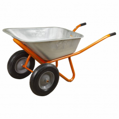 Тачка будівельна двоколісна 100л 320кг колесо 15" FLORA (5056714)