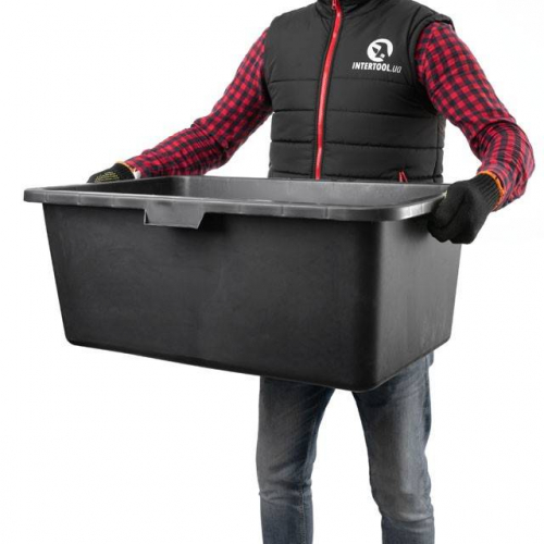 Таз будівельний прямокутний 90 л INTERTOOL KT-0090