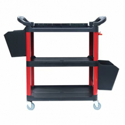 Візок інструментальний (3 відкриті полиці, 2 навісні ящики) GI KRAFT GI37103