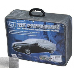 Тент автом. CC13401 L сірий з підкладкою PEVA PP Cotton/483х178х120 к.с.