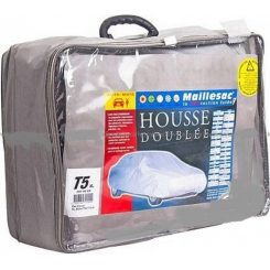 Тент автом. CC13401/T2 S сірий з підкладкою PEVA PP Cotton 406х165х119