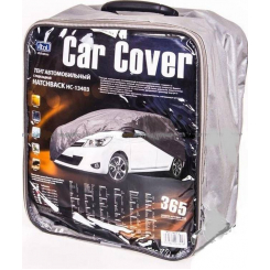 Тент автом. HC13403 M Hatchback сірий Peva non Woven 355х165х119 л.с/м.в.дв/м.б.