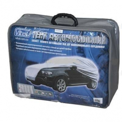 Тент автом. JC13401 M джип/мінівен сірий з підкладкою PEVA PP Cotton 432х185х145 к.с.