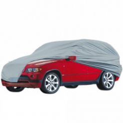 Тент автом. JC13402 L на джип/мінівен сірий з підкладкою PEVA PP Cotton 457х185х145 к.с.