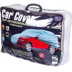 Тент автом. JC13402 джип/мінівен сірий з підкладкою PEVA non PP Cotton 432х185х145 к.с.