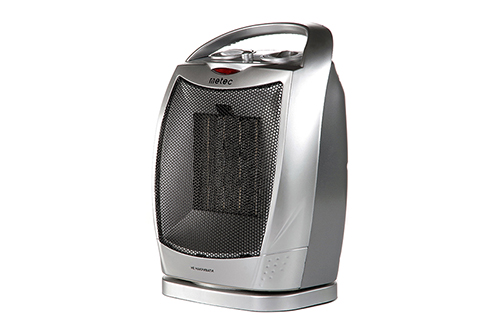 Тепловентилятор керамічний CFH-01, 750/1500Вт Metec