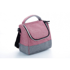 Термосумка 8л рожевий (25*15*21см) СИЛА