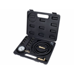 Тестер для вимірювання тиску оливи YATO з адаптерами в діапазоні 0-1 MPa, шланг l= 125см комп. 12ел.