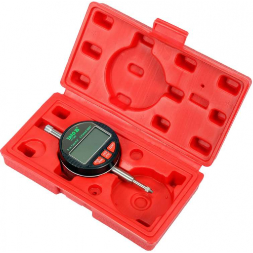 Тестер електронний контролю биття дисків і механ. валів YATO в межах до 12,7 мм, точність- 0,01 мм