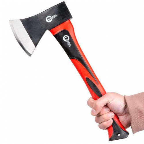 Сокира 800 г, ручка з фібергласу INTERTOOL HT-0262