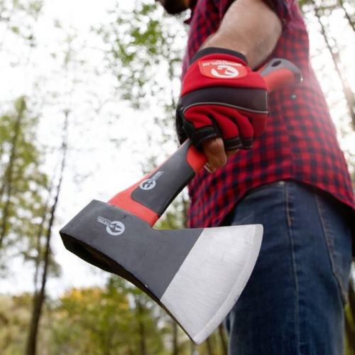 Сокира 800 г, ручка з фібергласу INTERTOOL HT-0262