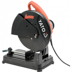 Торцювальний відрізний верстат металу YATO P=2300 Вт під кутом 0-90° з диском Ø=355/25,4 мм, ш