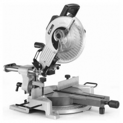 Торцювальна пилка з нахилом та протяжкою 230В, 1800Вт, оберти 4800 об/хв, диск 254 мм, вага 17 кг