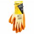 Трикотажні рукавички із частковим латексним покриттям крінкл р10 (оранж манжет) Sigma (9445461)