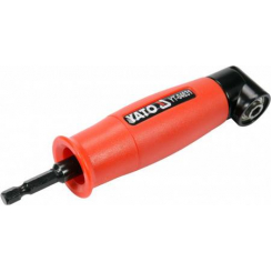 Тримач-адаптер кутовий YATO: HEX - 1/4", L=155 мм, F=13 Нм, під кутом 90°