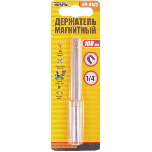 Тримач магнітний MASTERTOOL 100 мм 40-0182