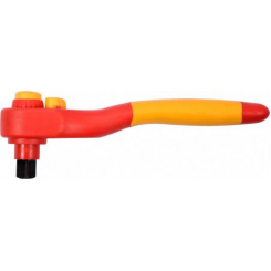 Тріщатка діелектрична ізольована YATO: квадрат 1/2", L=200 мм, 36T, VDE корпус до 1000В