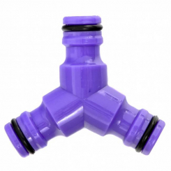 Трійник для розгалуження або з'єднання, пластмасовий штуцерний, PALISAD