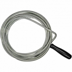Трос для прочищення труб, L – 3 м, D – 6 мм, СІБРТЕХ