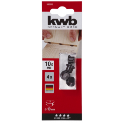 Центр перекладний 10 мм, 4 шт, KWB (530210)