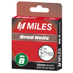 Цвях No.8-14MM, 1000 шт., аналог: Rapid 140