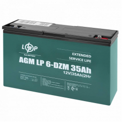 Тяговий свинцево-кислотний акумулятор LP 6-DZM-35 Ah