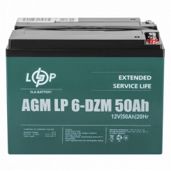 Тяговий свинцево-кислотний акумулятор LP 6-DZM-50 Ah