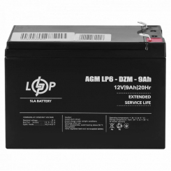 Тяговий свинцево-кислотний акумулятор LP 6-DZM-9 Ah