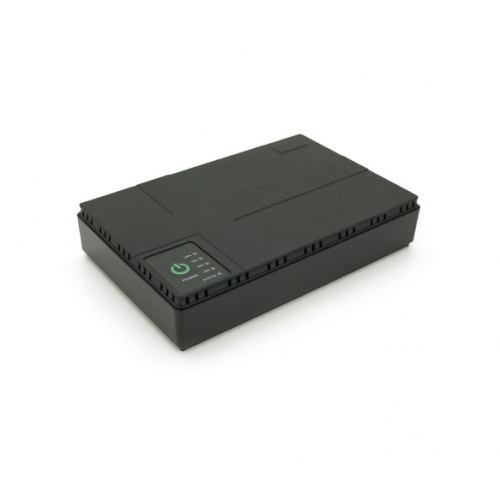 UPS-18W для роутерів/комутаторів/PON/POE-430, 5//9/12V, 1/2A, Li-ion 10400MAh, Black, BOX