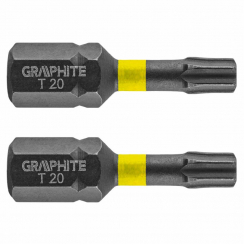 Ударний біт TX20 x 25 мм, 2 шт.