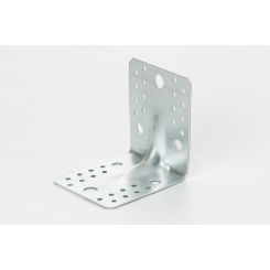 Кутник універсальний з посиленим ребром 90х90х65х2.0мм оц. (пачка, кратно 10шт) APRO