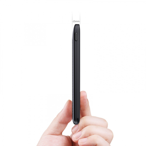 Універсальний мобільний акумулятор Power bank Quantum QM-PB1010 black 10 000mAh 3.7V (2-USB)