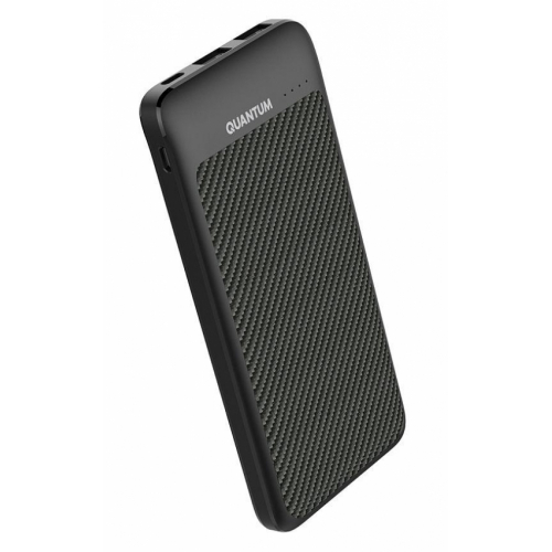 Універсальний мобільний акумулятор Power bank Quantum QM-PB1010 black 10 000mAh 3.7V (2-USB)