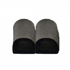 Ущільнювач гаражний самоклеючий 10х12мм, 50м, чорний, Technics | 10-781