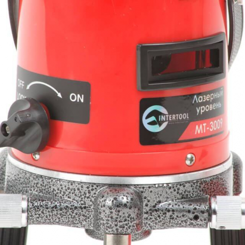 Рівень лазерний, 2 лазерні головки INTERTOOL MT-3009