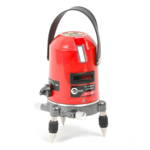 Рівень лазерний, 2 лазерні головки INTERTOOL MT-3009