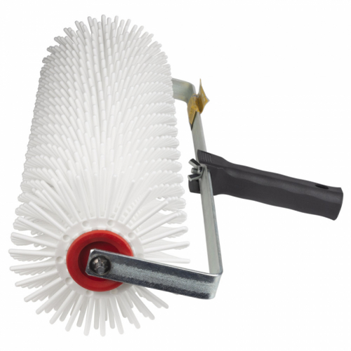 Валик голчастий аераційний для наливної підлоги 120×400мм з ручкою (рамкоподібна) біла голка SIGMA (8313621)