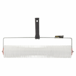 Валик голчастий аераційний для наливної підлоги 80×400мм з ручкою (рамкоподібна) біла голка SIGMA (8313611)