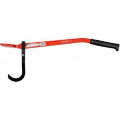 Важіль з гаком для переміщення дерев'яних колод YATO : l= 830 мм, гачок - 200 мм