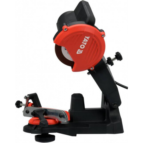 Верстат для заточування мереж мережевий YATO: 85 Вт, 5500 об/хв, кут-0-35°, диск-108x23x3.2 мм