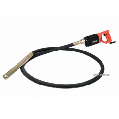 Вібратор для укладання бетону мережевий YATO : 1200 Вт, з булавою l= 3 м, Ø= 35 мм