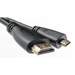 Відео кабель PowerPlant HDMI - micro HDMI, 2м, позолочені конектори, 1.3V