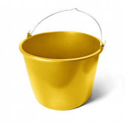 Відро садове GRUNTEK 20 л пластикове жовте