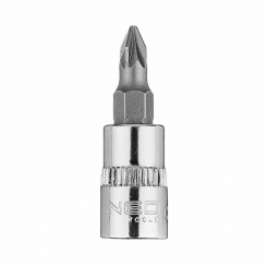 Викрутка PZ1 під торцеву головку 1/4", коротка, 37 мм